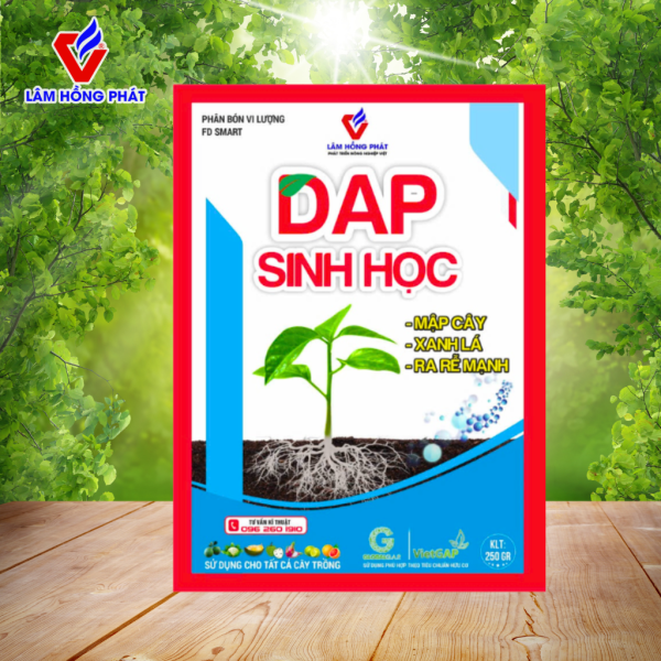 DAP SINH HỌC – Giải pháp tối ưu giúp cây trồng mập khỏe, xanh tốt, ra rễ mạnh