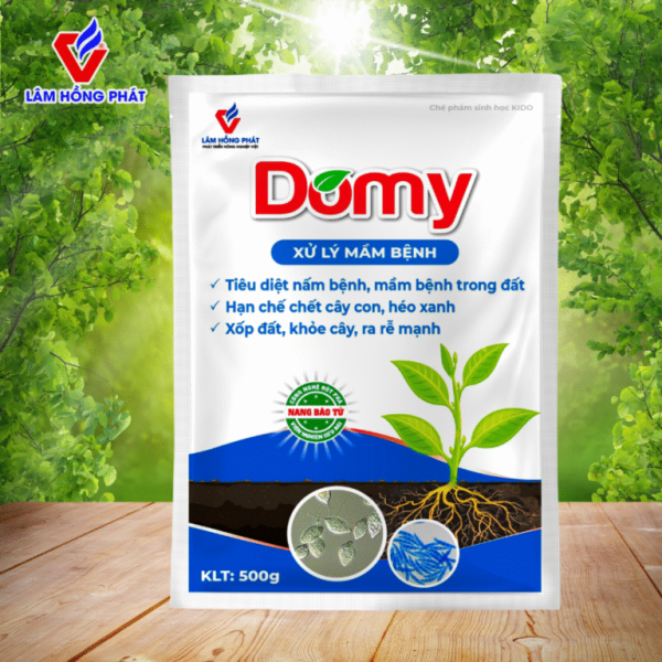 Domy – Xử Lý Mầm Bệnh Trong Đất, Tiêu Diệt Nấm Hại, Ngừa Chết Cây Con