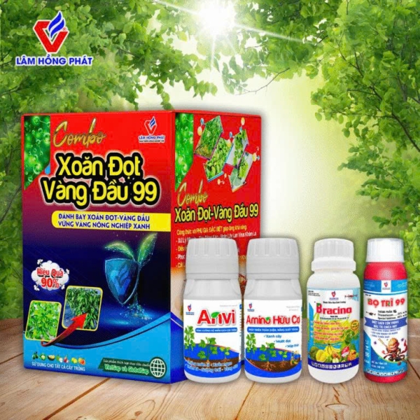 Combo Xoăn Đọt – Vàng Đầu 99: Giải Pháp Toàn Diện Cho Cây Khỏe, Lá Xanh, Hết Bệnh