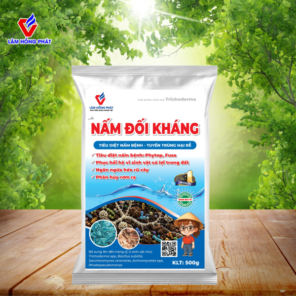 Nấm Đối Kháng Lâm Hồng Phát – Cải Tạo Đất, Ổn Định pH, Nuôi Dưỡng Bộ Rễ Khỏe
