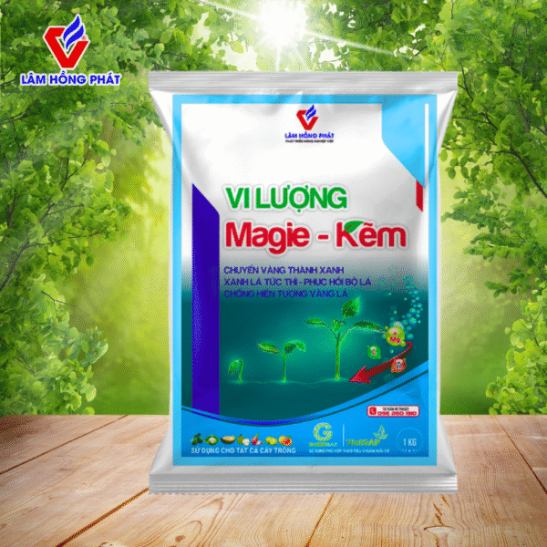 Vi Lượng Magie – Kẽm: Giải pháp phục hồi vàng lá, xanh hóa bộ lá tức thì